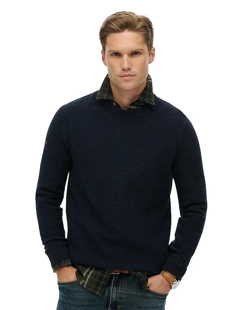 SUPERDRY | Pullover | Blu scuro