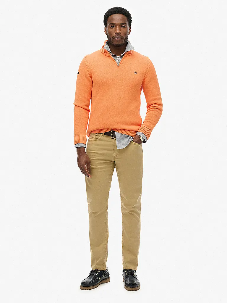 SUPERDRY | Troyer Sweater | Arancione