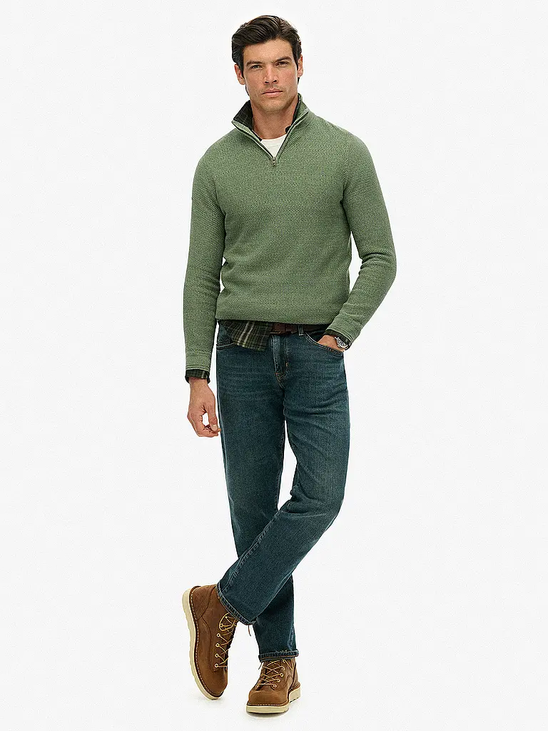 SUPERDRY | Troyer Sweater | Verde