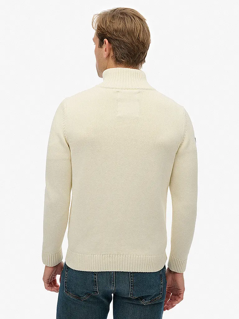 SUPERDRY | Troyer Sweater | Crema