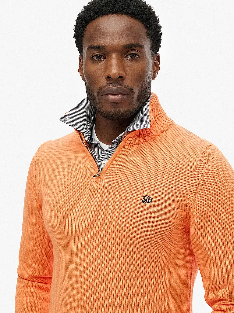 SUPERDRY | Troyer Sweater | Arancione