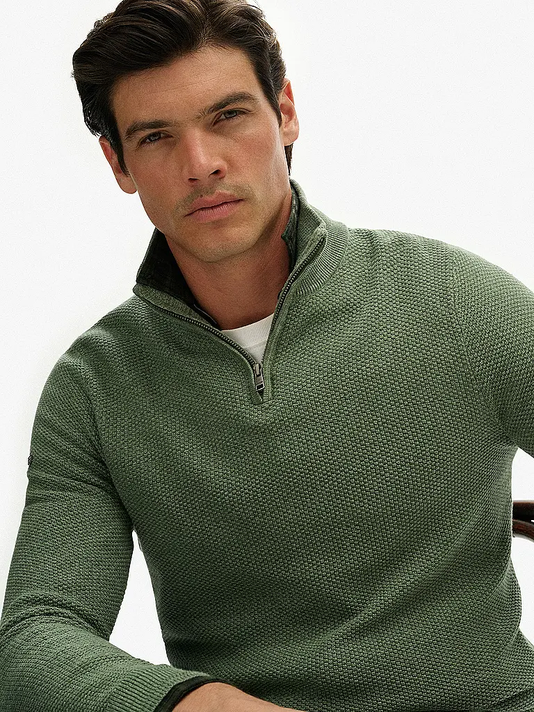 SUPERDRY | Troyer Sweater | Verde