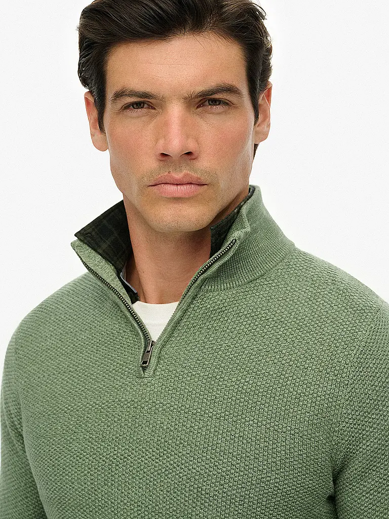 SUPERDRY | Troyer Sweater | Verde