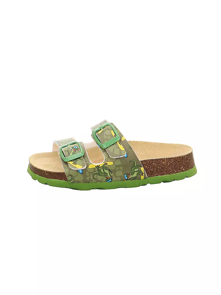 SUPERFIT | Pantofole - Scarpe da casa per bambini | Oliva