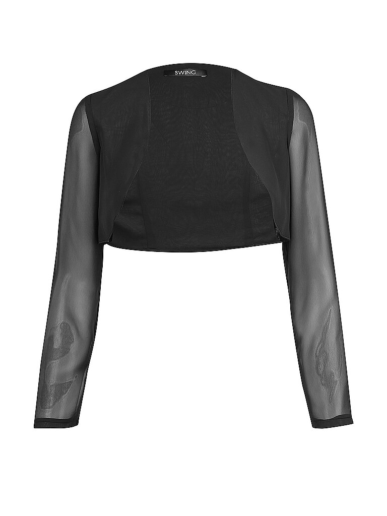 Swing Bolero in chiffon nero 44
