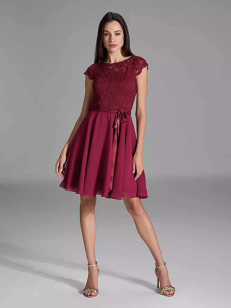SWING | Abito da cocktail | Rosso scuro