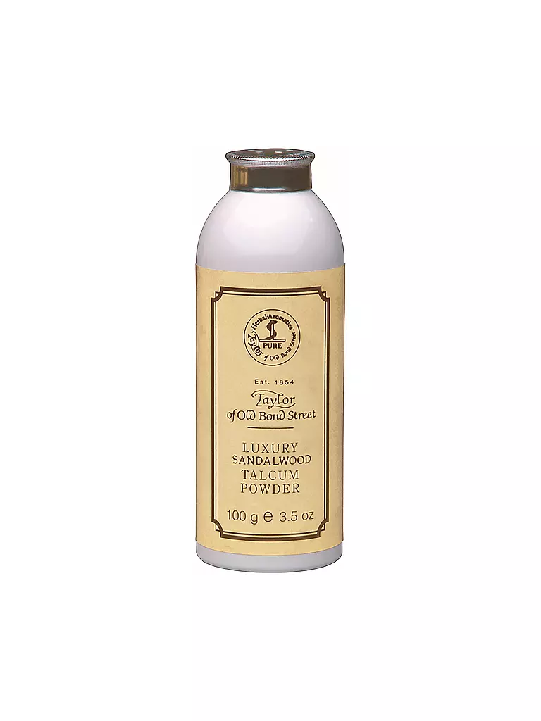 TAYLOR OF OLD BOND STREET | "Sandalwood" Talco di Lusso 100g | Senza colore
