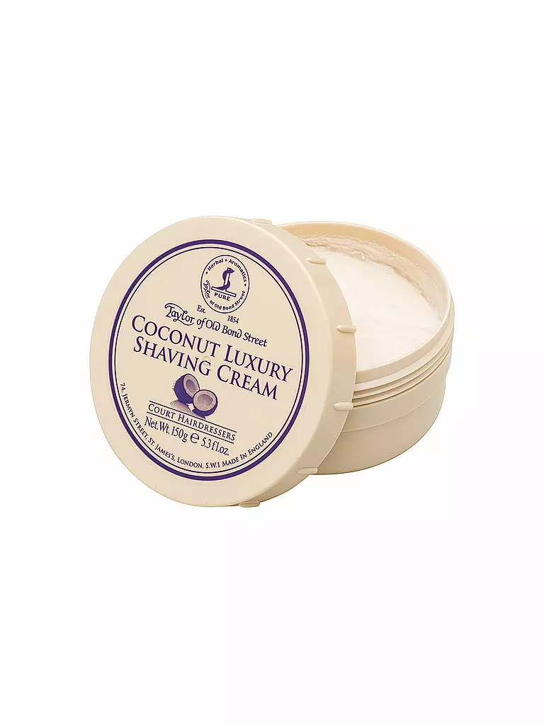 TAYLOR OF OLD BOND STREET | Ciotola di crema da barba "Coconut" 150g | Senza colore