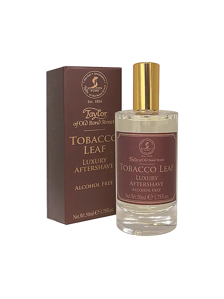 TAYLOR OF OLD BOND STREET | Dopobarba TOBACCO LEAF, 50 ml | Senza colore