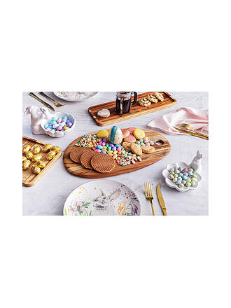 TEAKHAUS | Tagliere ELEGANT ovale 41x27cm in legno di teak