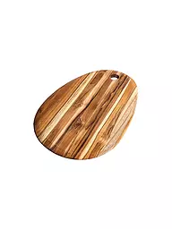 TEAKHAUS | Tagliere ELEGANT ovale 41x27cm in legno di teak | Marrone