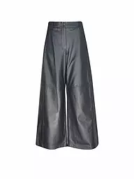TELA | Pantaloni in pelle | Blu scuro
