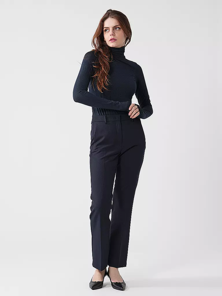 TELA | Rollkragenshirt MATHILDE | Blu scuro