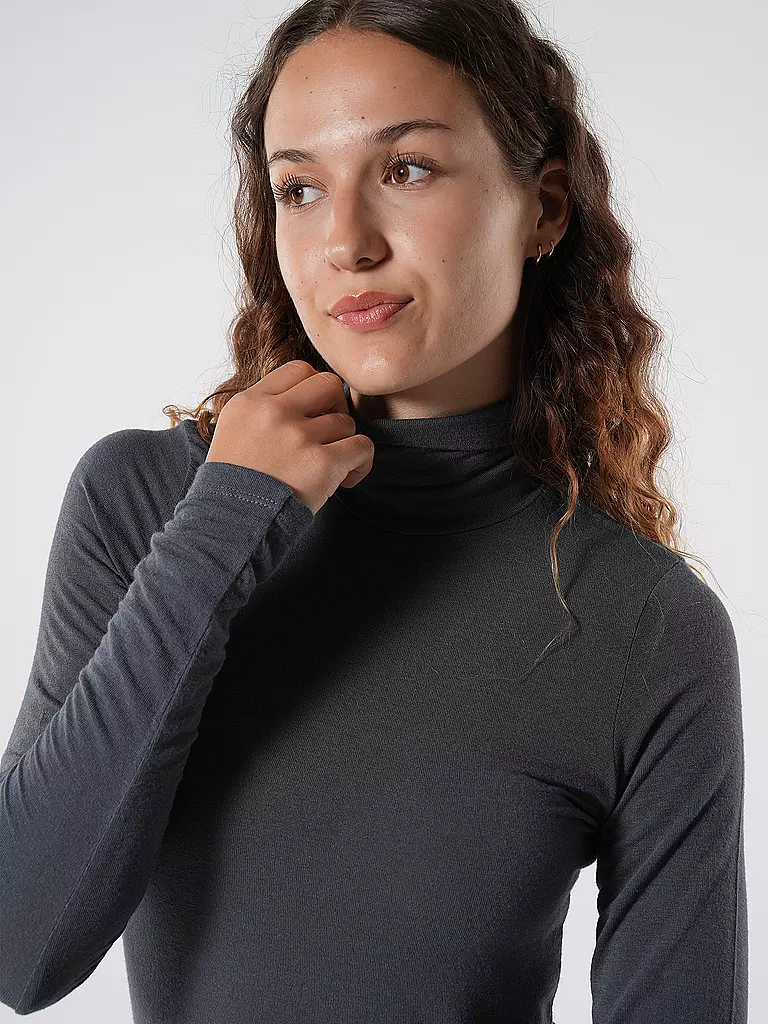 TELA | Rollkragenshirt MATHILDE | Grigio
