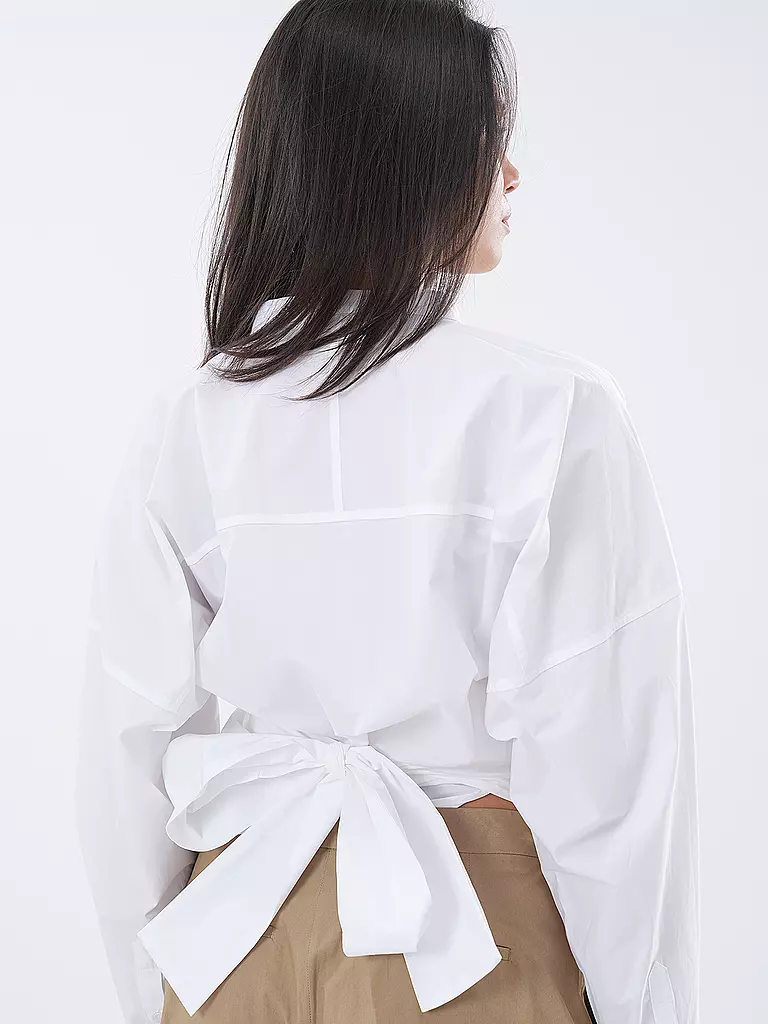 TELA | Wickelbluse PERLA | Bianco