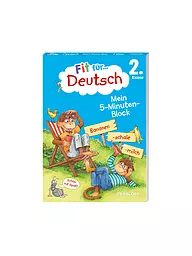 TESSLOFF VERLAG | Fit für Deutsch 2. Klasse - Mein 5-Minuten Block | Senza colore