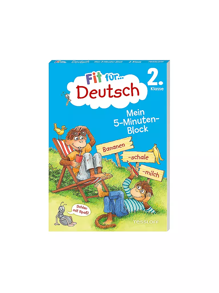 TESSLOFF VERLAG | Fit für Deutsch 2. Klasse - Mein 5-Minuten Block | Senza colore