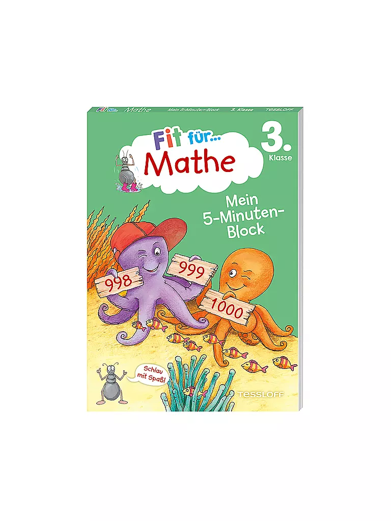 TESSLOFF VERLAG | Fit für Mathe 3. Klasse - Mein 5-Minuten Block | Senza colore
