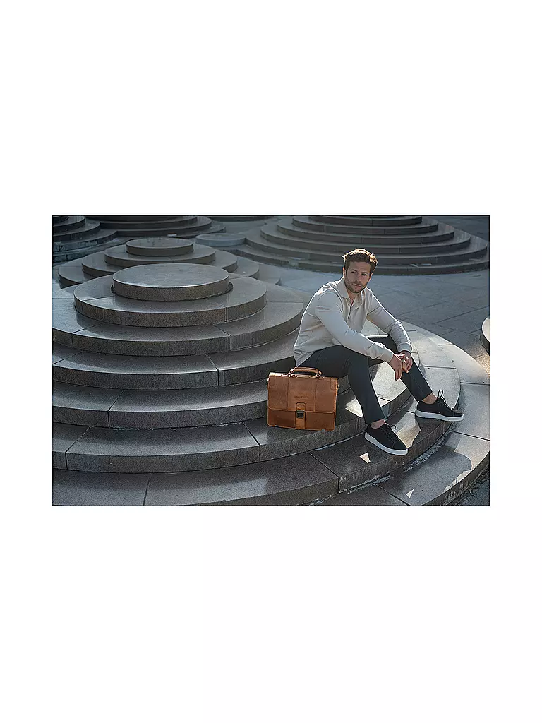 THE CHESTERFIELD BRAND | Borsa in pelle - Cartella STUTTGART 14" | Cammello