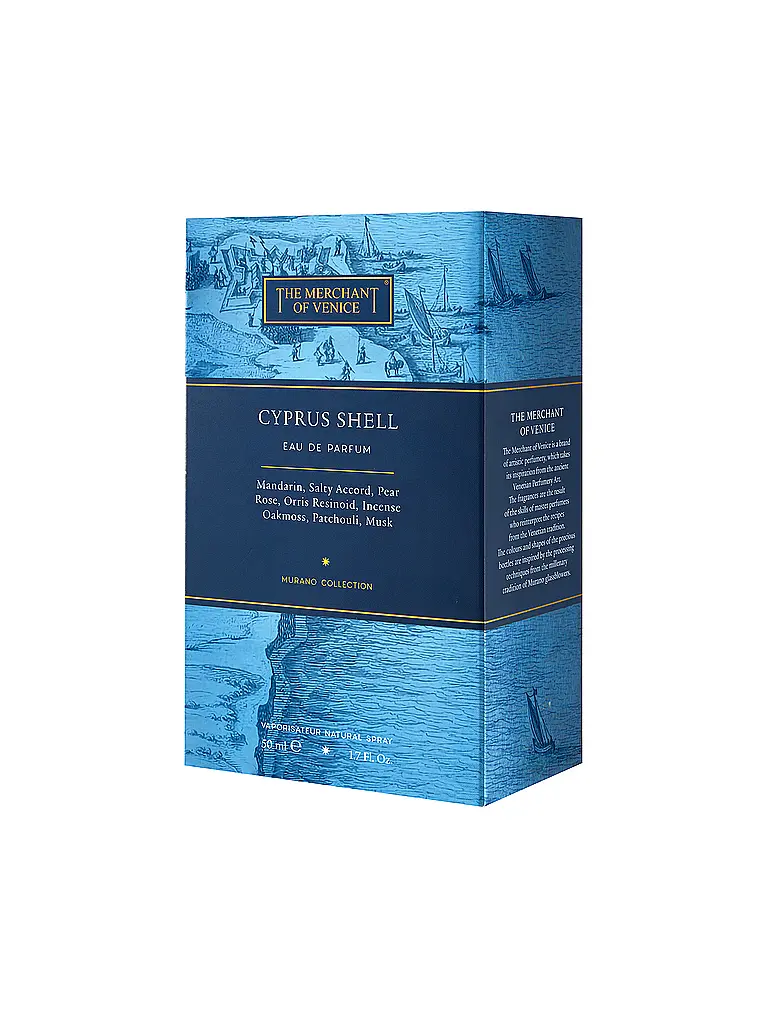 THE MERCHANT OF VENICE | Cyprus Shell Eau de Parfum 50ml | Senza colore