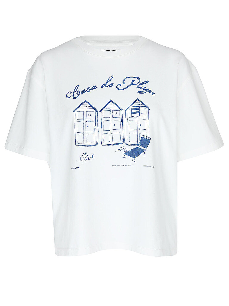 Thinking Mu T-Shirt bianco XL