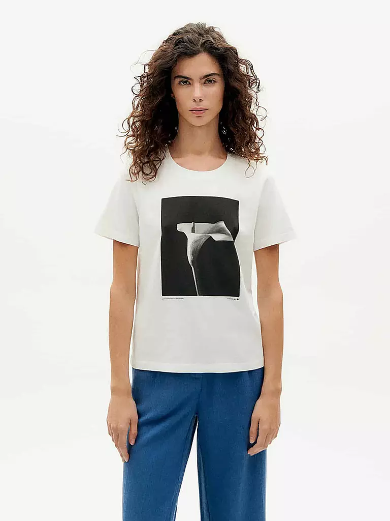 THINKING MU | T-Shirt LILY IDA | Bianco