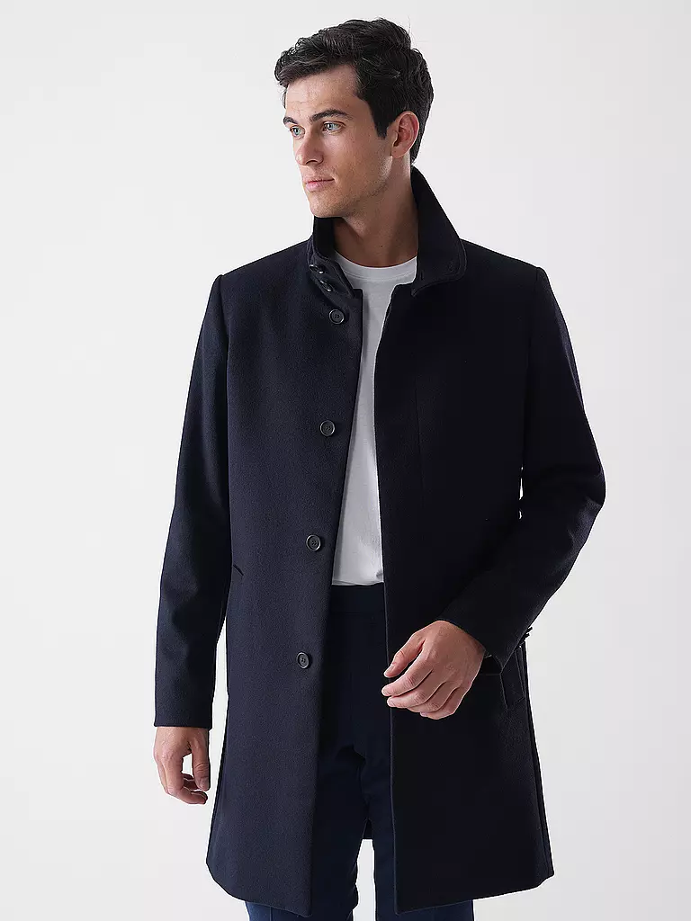 TIGER OF SWEDEN | Cappotto di lana ALERIC | Blu scuro