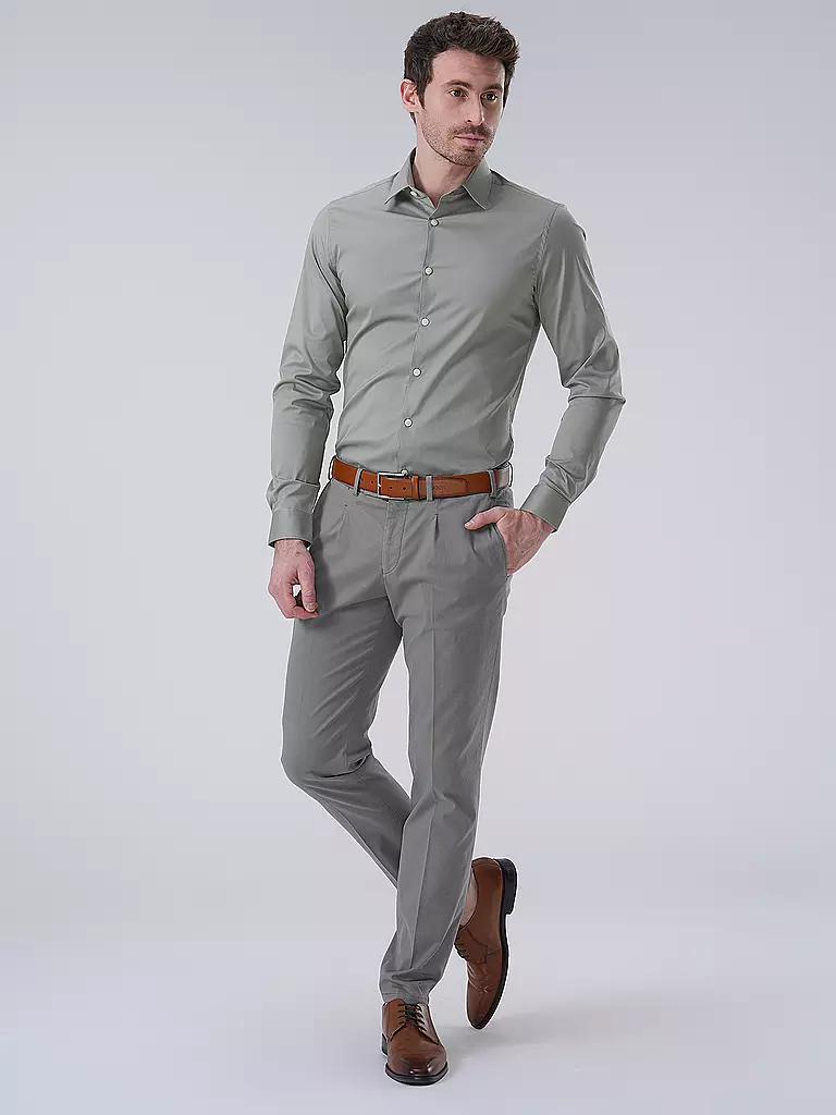TIGER OF SWEDEN | Hemd Extra Slim | Grigio chiaro