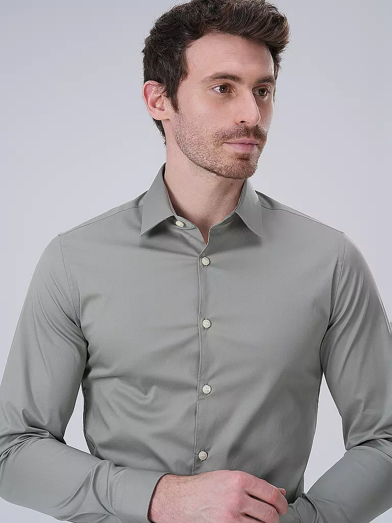 TIGER OF SWEDEN | Hemd Extra Slim | Grigio chiaro