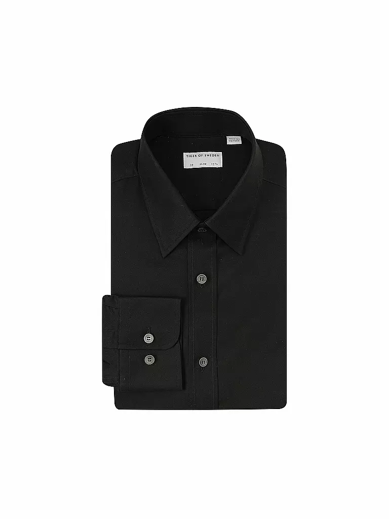 TIGER OF SWEDEN | Hemd Slim Fit ADLEY C | Nero
