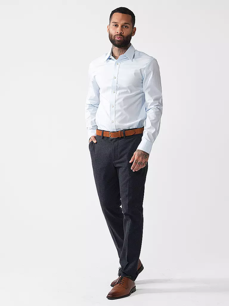 TIGER OF SWEDEN | Hemd Slim Fit ADLEY C | Blu chiaro