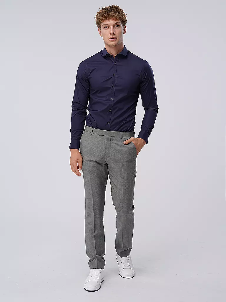 TIGER OF SWEDEN | Hemd Slim Fit FILLIAM | Blu scuro