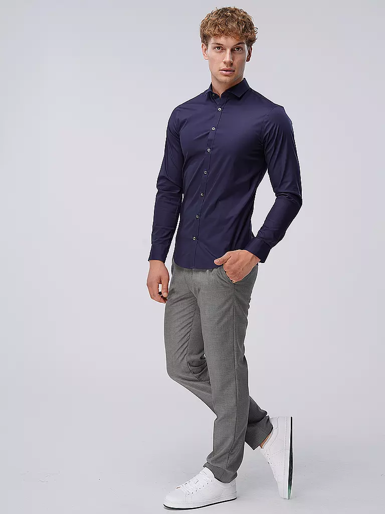 TIGER OF SWEDEN | Hemd Slim Fit FILLIAM | Blu scuro