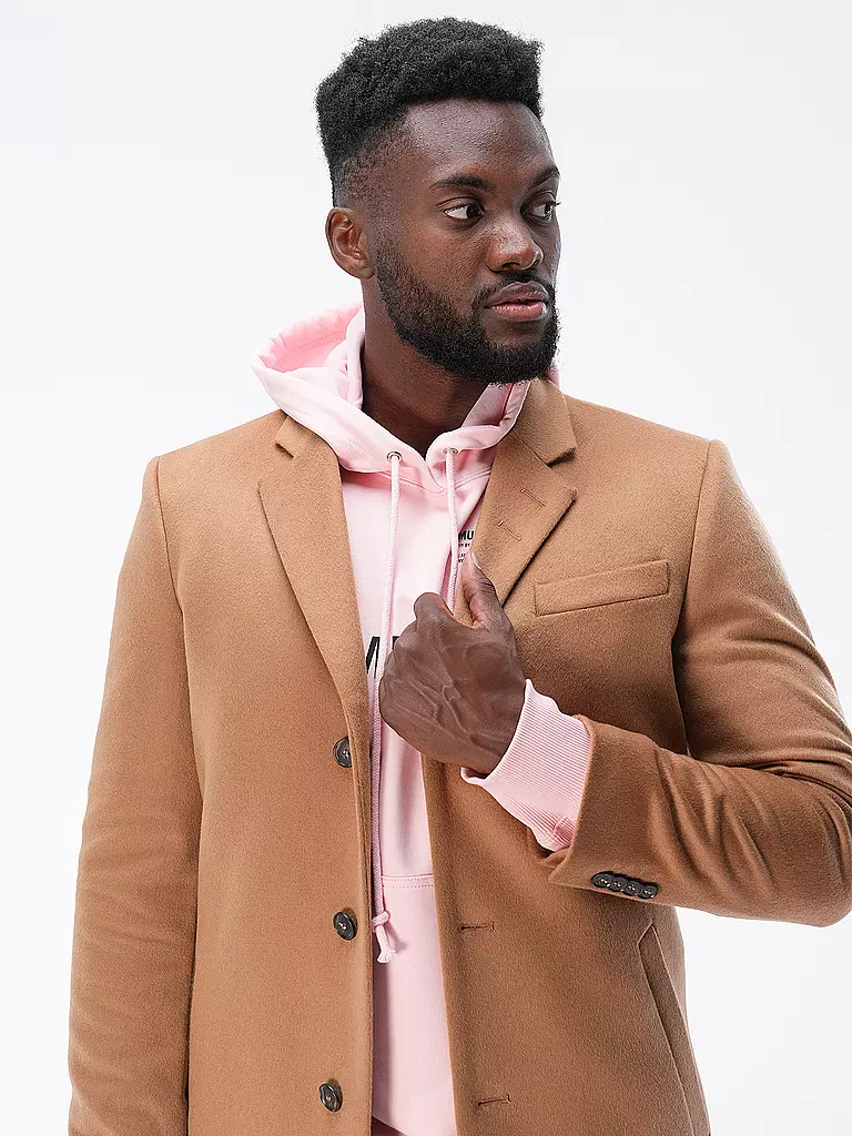 TIGER OF SWEDEN | Wollmantel CEMPSEY | Cammello