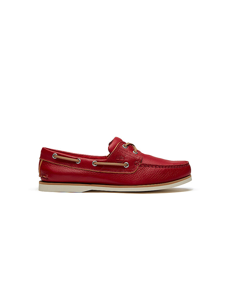Scarpe da barca CLASSIC rosso 43