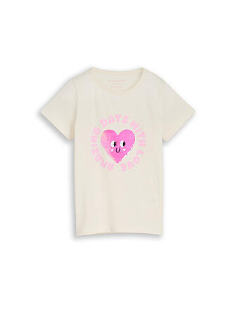 TOM TAILOR | T-shirt da ragazza con paillettes REVERSIBLE