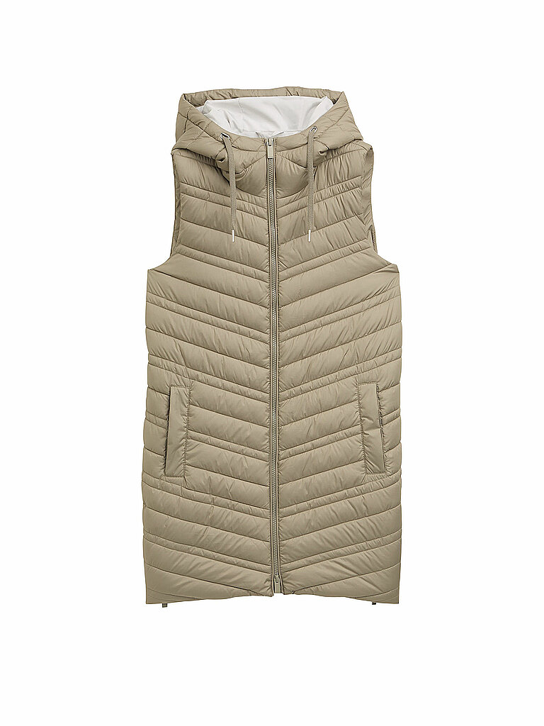 Gilet trapuntato beige S