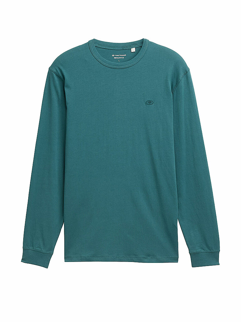 Tom Tailor Langarmshirt verde XL