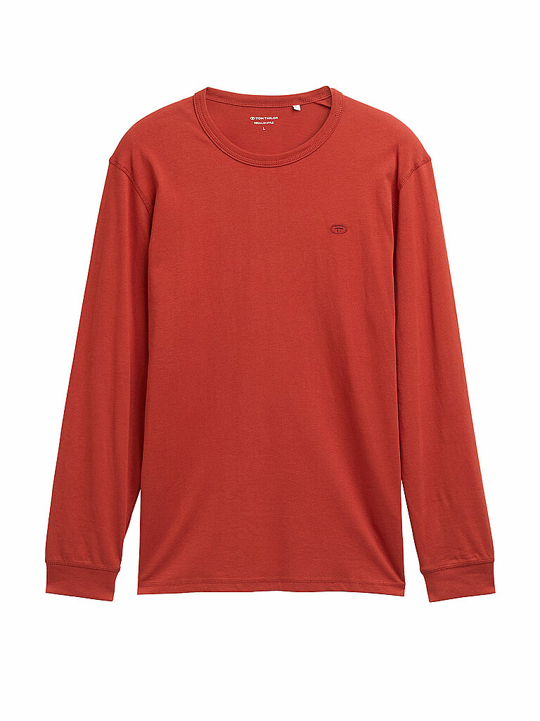 Maglietta a maniche lunghe rosso XXXL