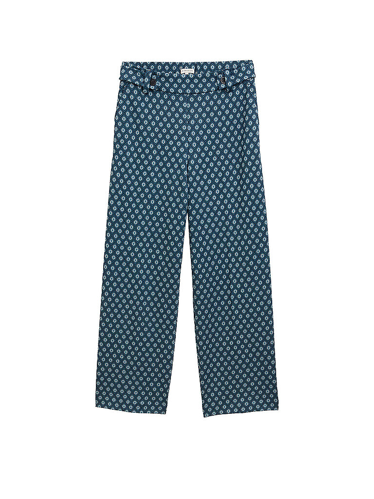 Pantaloni 7/8 petrolio 38/L28