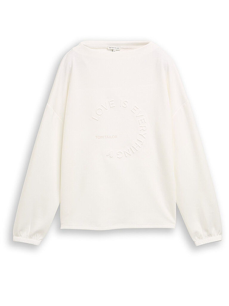 Maglietta a maniche lunghe bianco XS