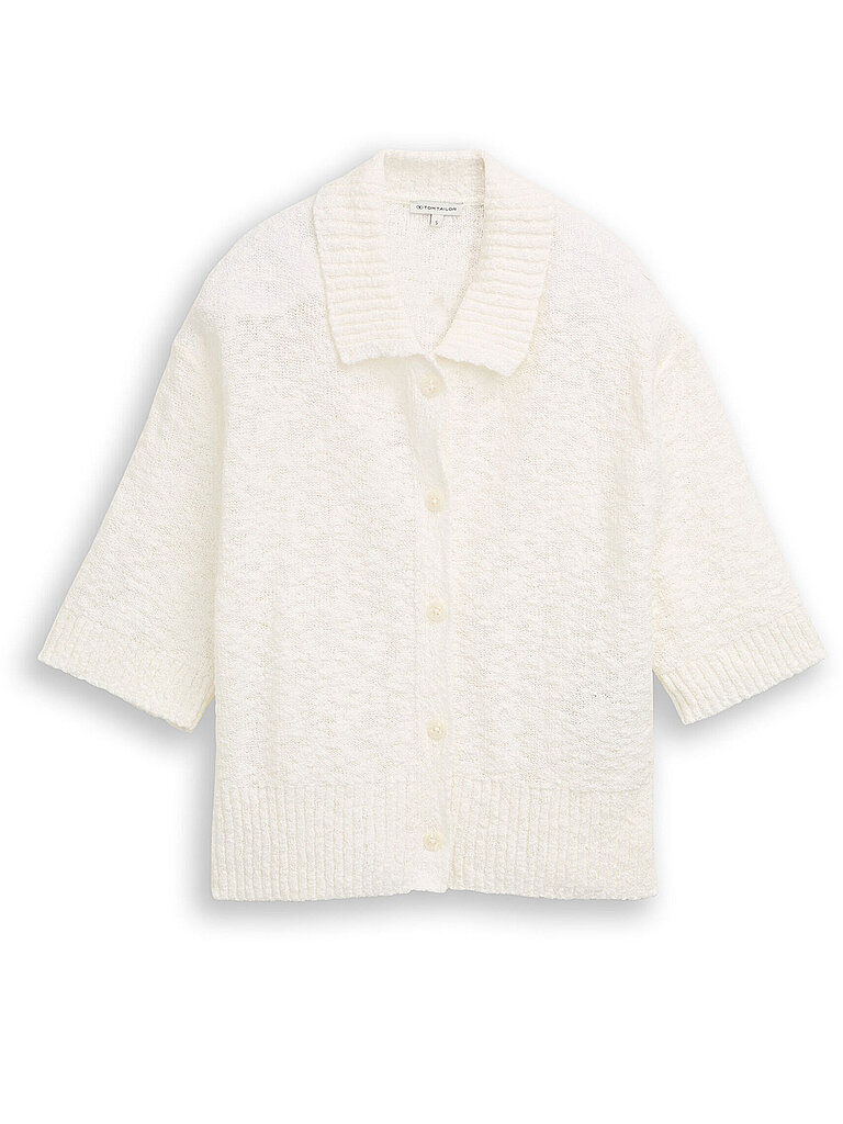 Tom Tailor Cardigan bianco XL