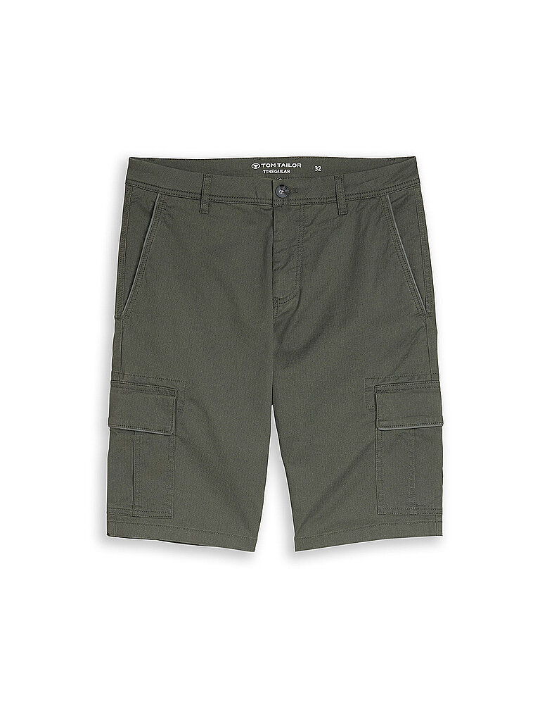 Tom Tailor Shorts oliva 34
