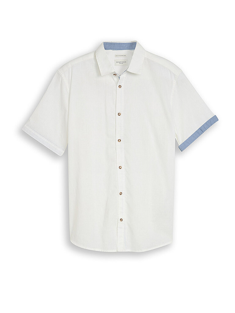 Camicia di lino bianco L