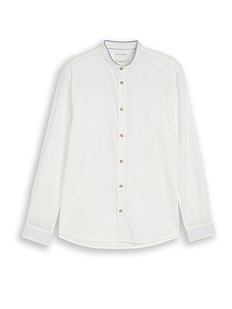 Camicia di lino bianco L