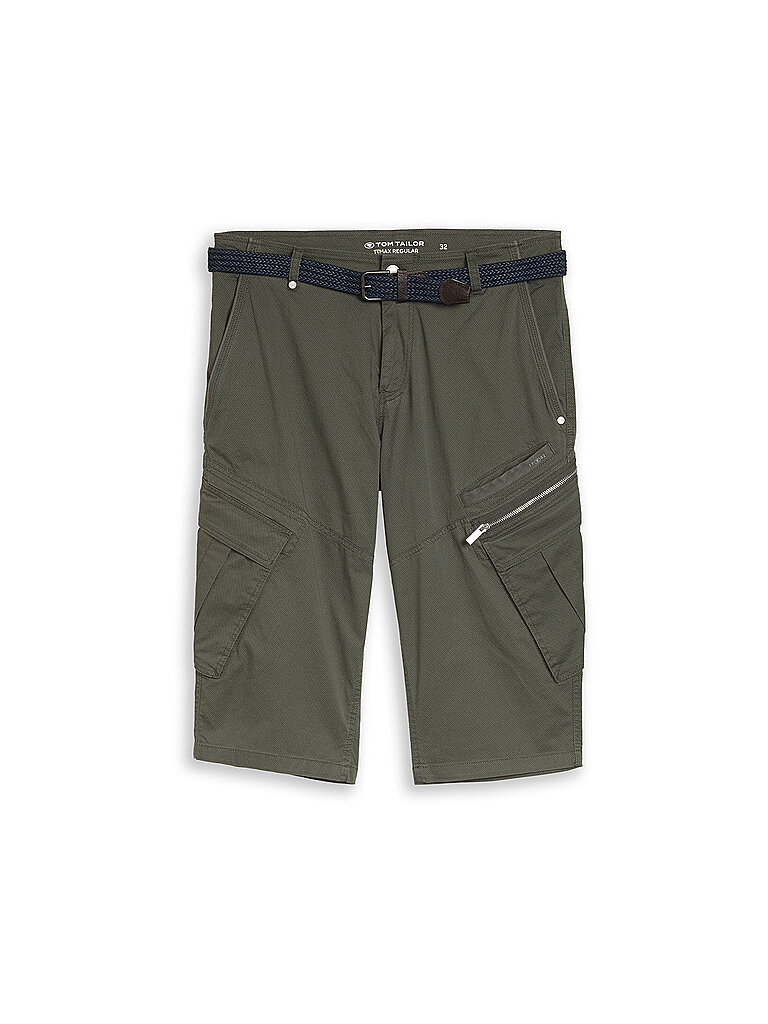 Tom Tailor Shorts oliva 38