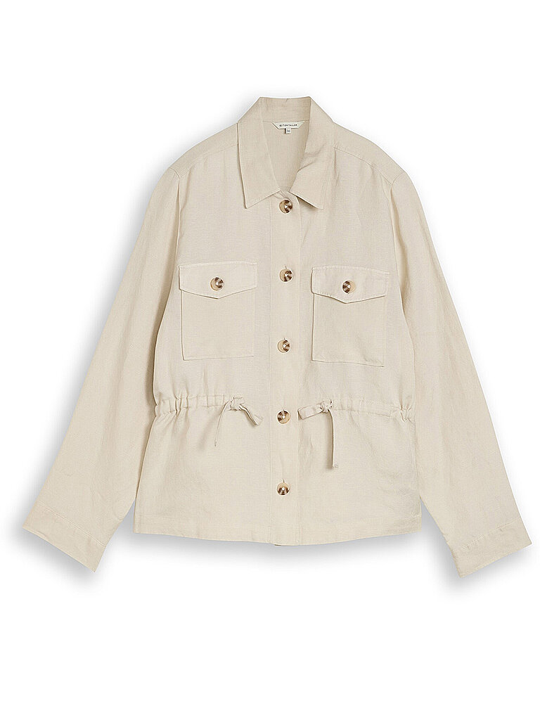 Tom Tailor Overshirt beige 34