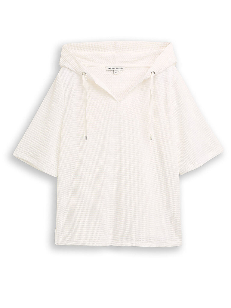Felpa con cappuccio - Hoodie bianco XS
