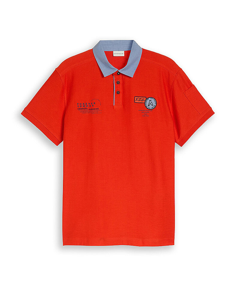 Tom Tailor Polo rosso XXL