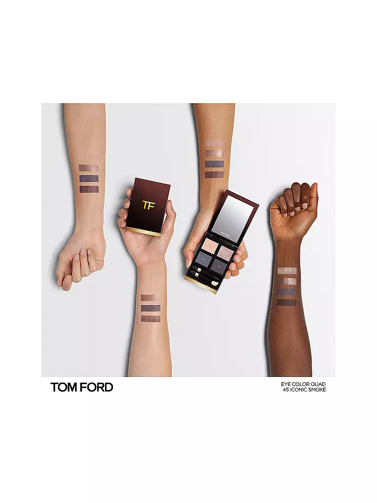 TOM FORD BEAUTY | Ombretto - Eye Color Quad (45 Iconic Smoke) | Grigio